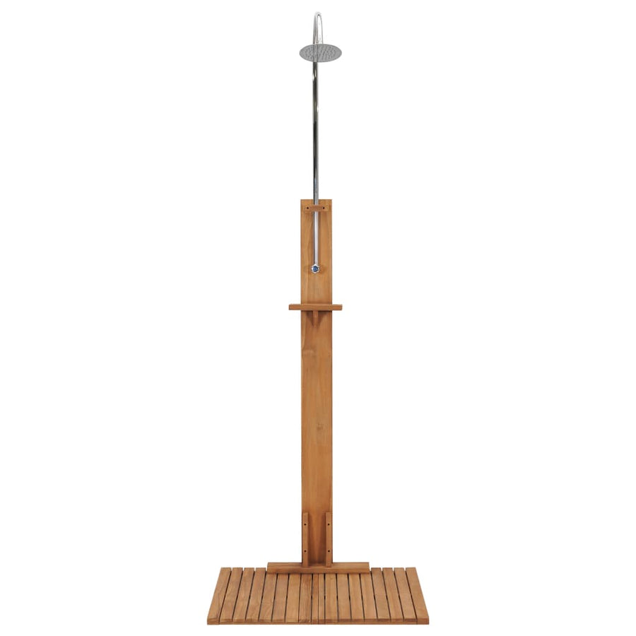 Buitendouche 75X75X210 Cm Massief Teakhout
