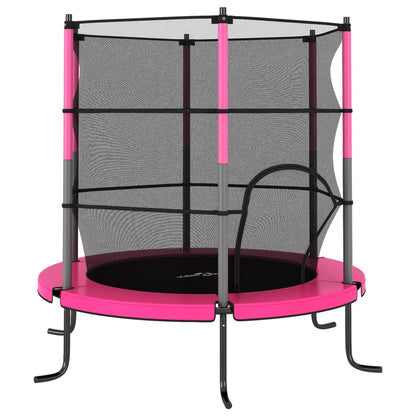 Trampoline Met Veiligheidsnet Rond 140X160 Cm Blauw