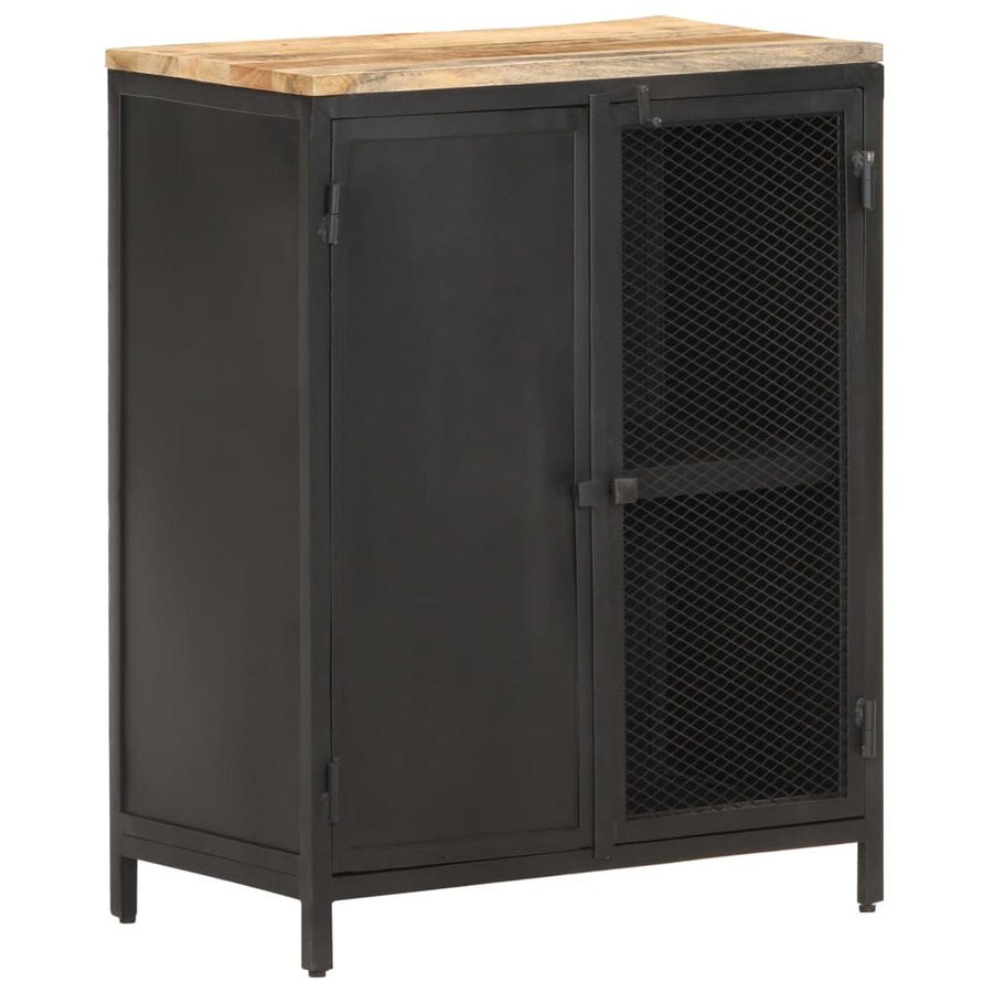 Dressoir 60x35x78 cm massief ruw mangohout