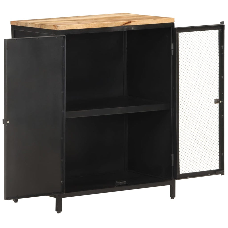 Dressoir 60x35x78 cm massief ruw mangohout