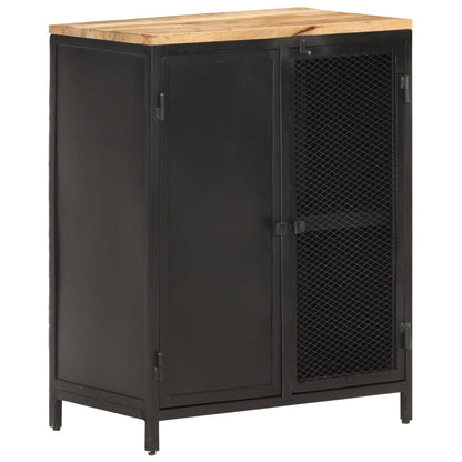 Dressoir 60x35x78 cm massief ruw mangohout