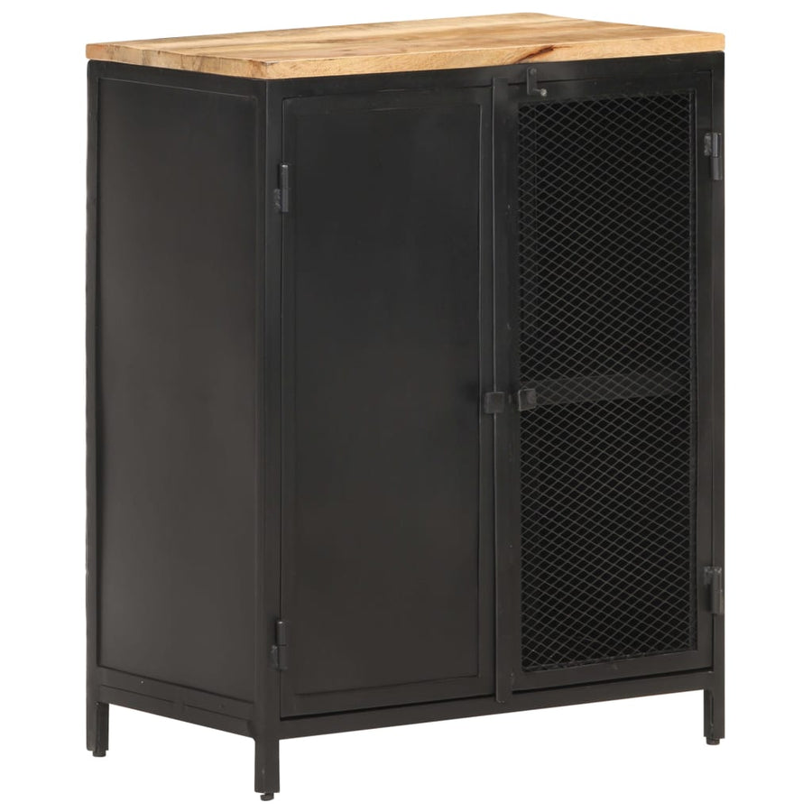 Dressoir 60x35x78 cm massief ruw mangohout