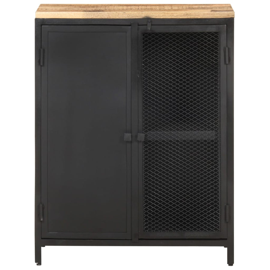 Dressoir 60x35x78 cm massief ruw mangohout