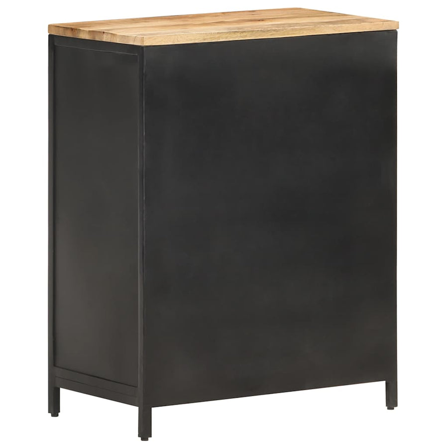 Dressoir 60x35x78 cm massief ruw mangohout