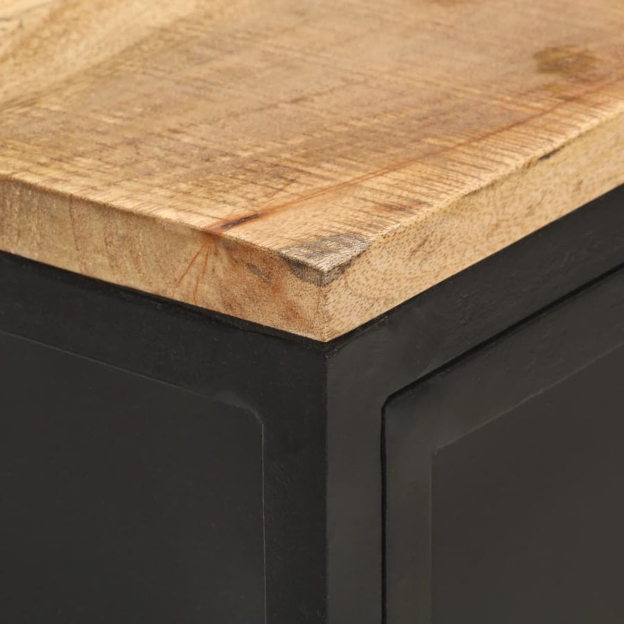 Dressoir 60x35x78 cm massief ruw mangohout