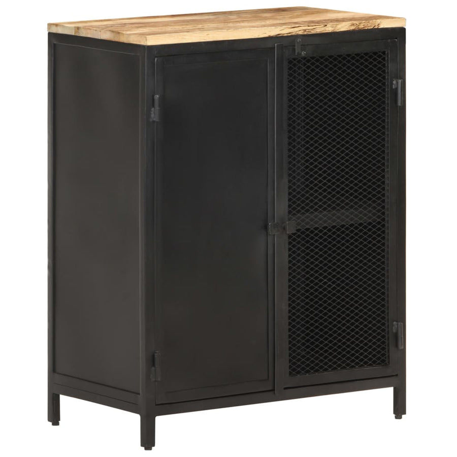 Dressoir 60x35x78 cm massief ruw mangohout