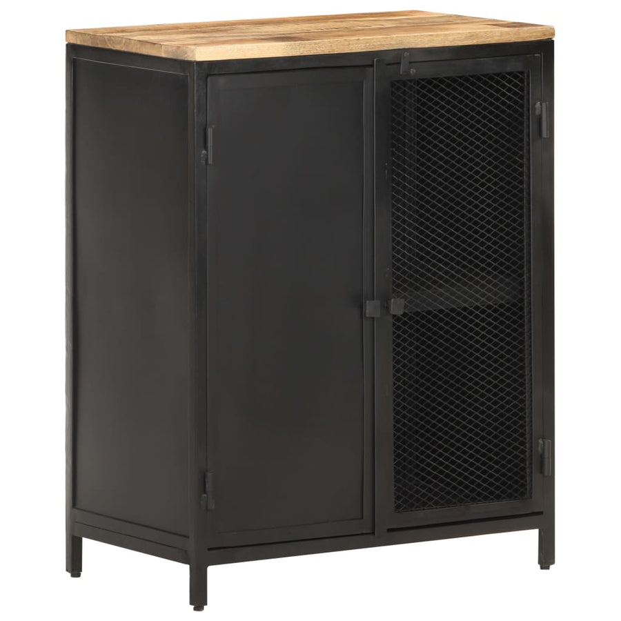 Dressoir 60x35x78 cm massief ruw mangohout