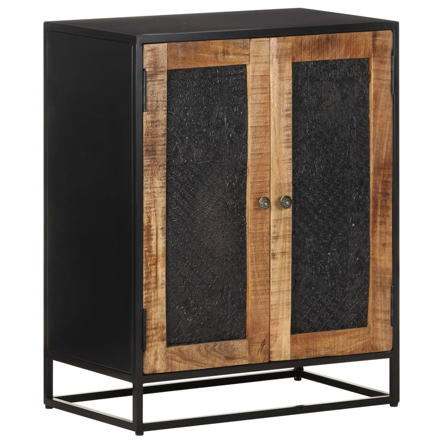 Dressoir 60x35x75 cm ruw mangohout