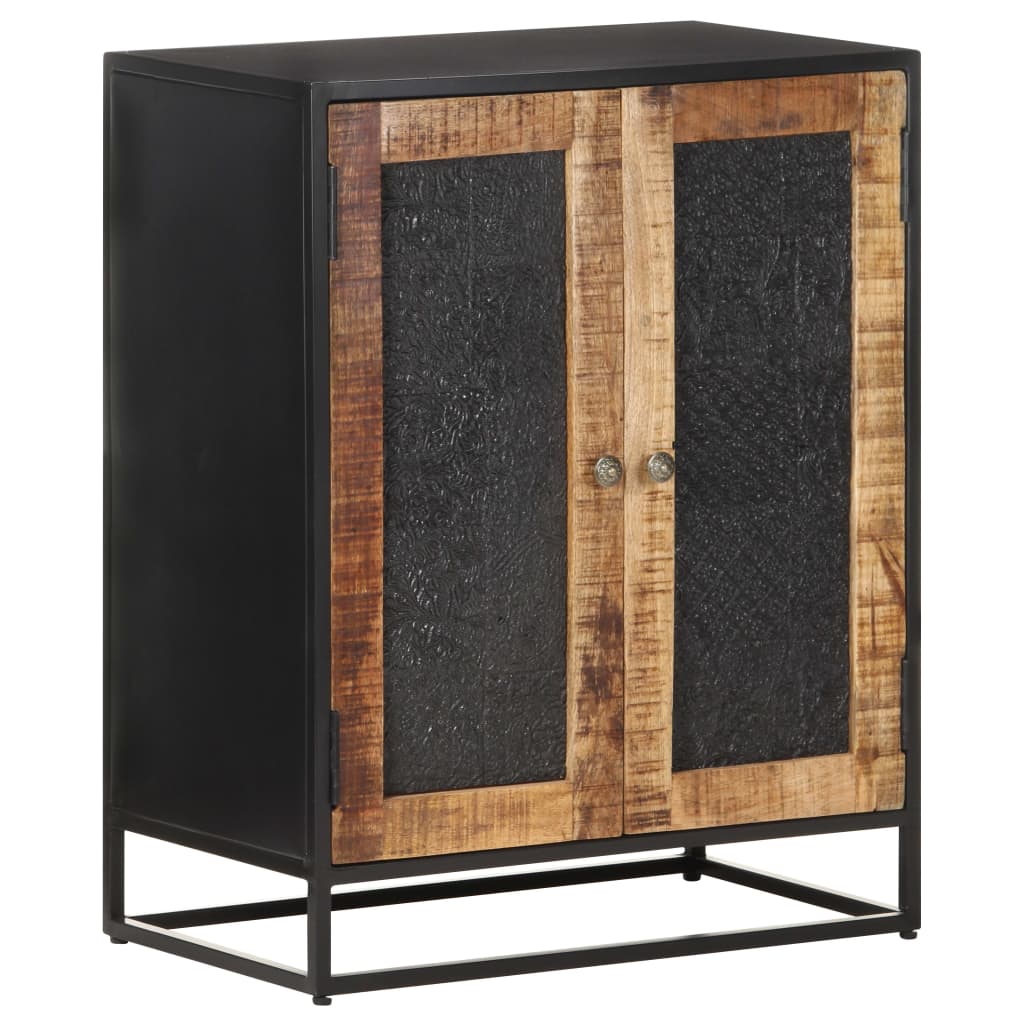 Dressoir 60x35x75 cm ruw mangohout
