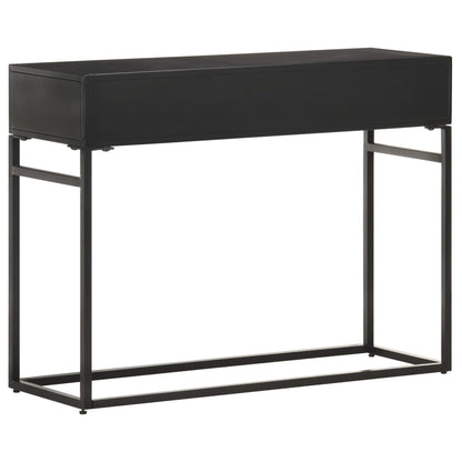 Wandtafel 100x35x75 cm massief mangohout