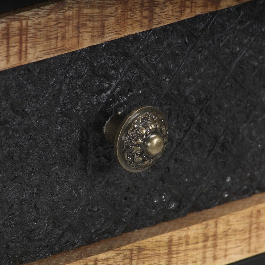 Wandtafel 100x35x75 cm massief mangohout