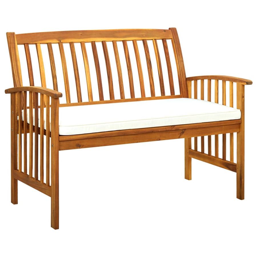 Tuinbank Met Kussen 119 Cm Massief Acaciahout