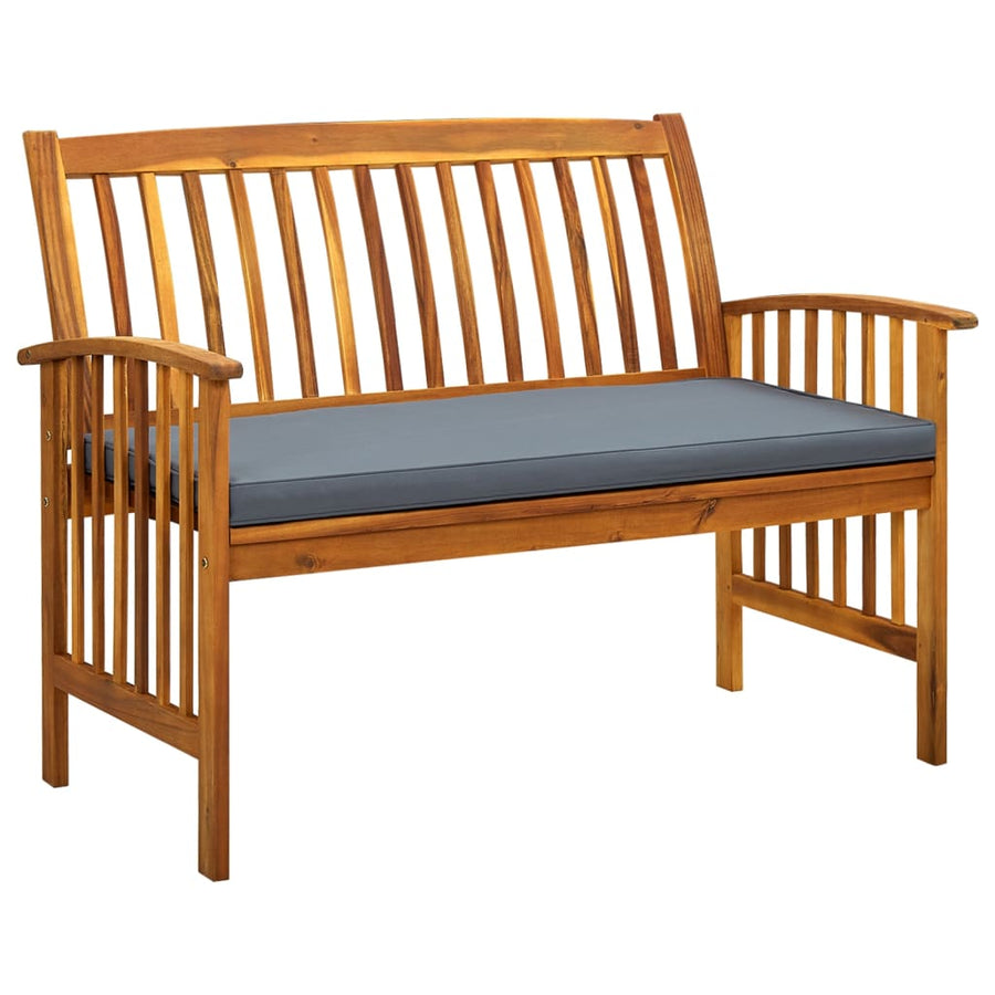Tuinbank Met Kussen 119 Cm Massief Acaciahout