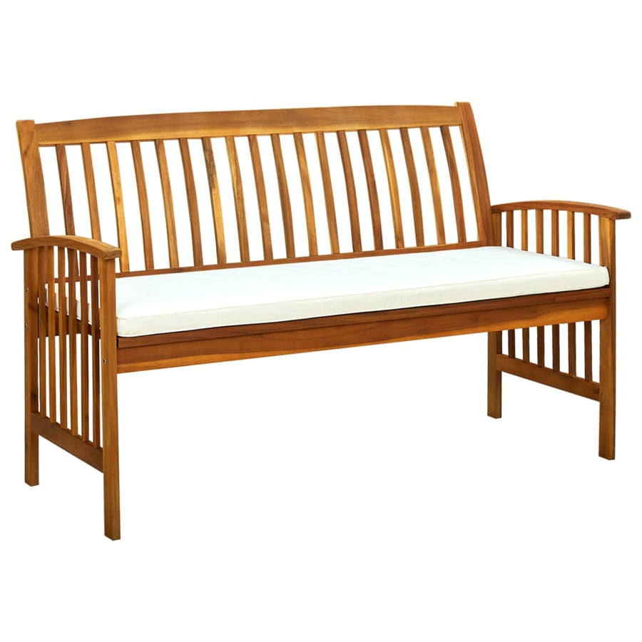 Tuinbank Met Kussen 119 Cm Massief Acaciahout