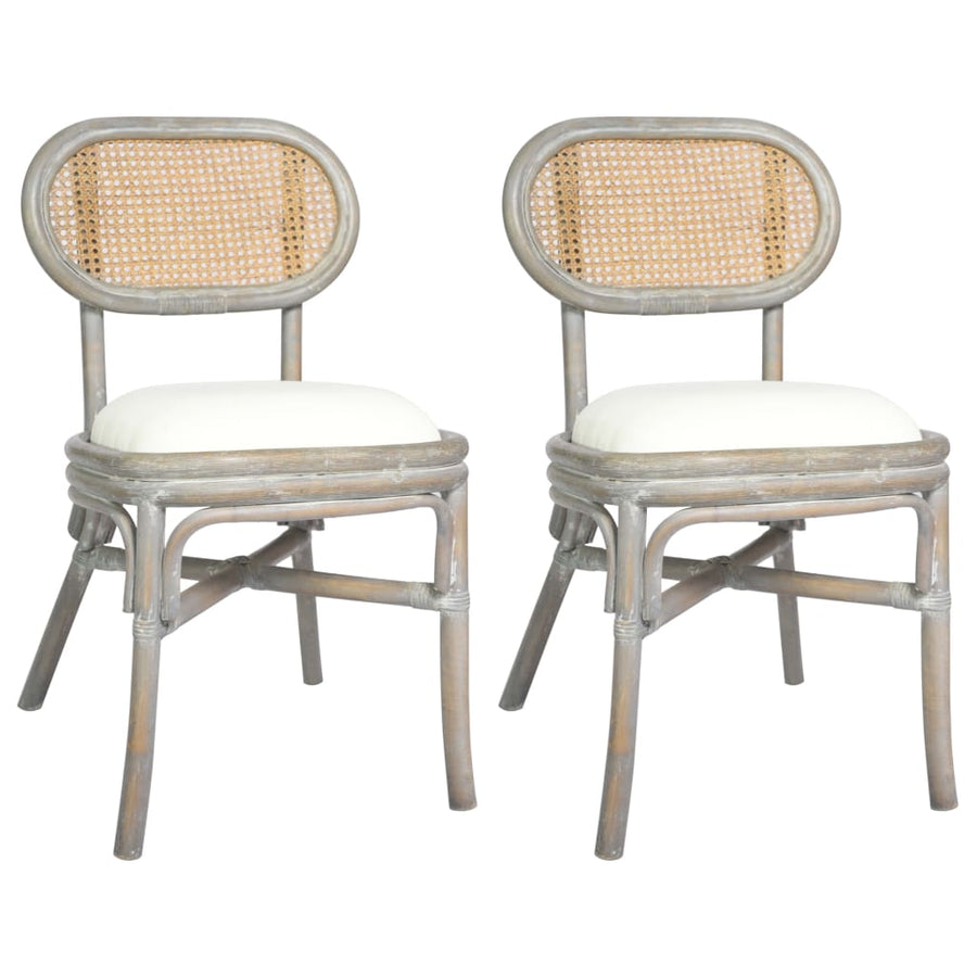 Eetkamerstoelen Linnen Grijs