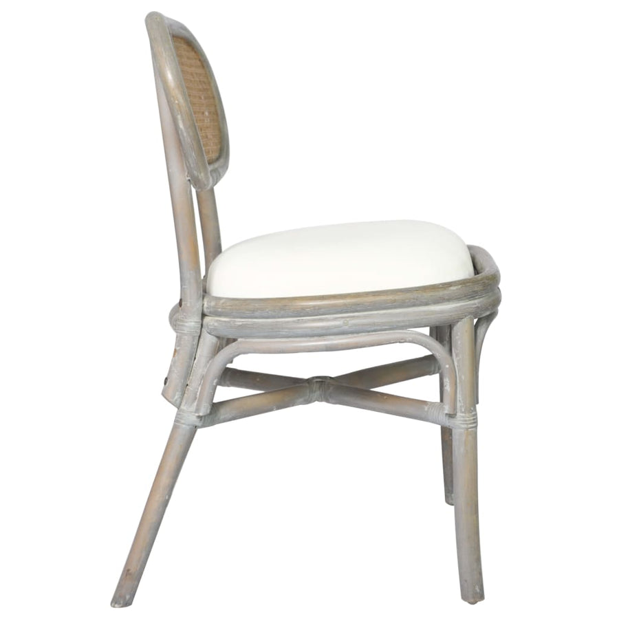 Eetkamerstoelen Linnen Grijs