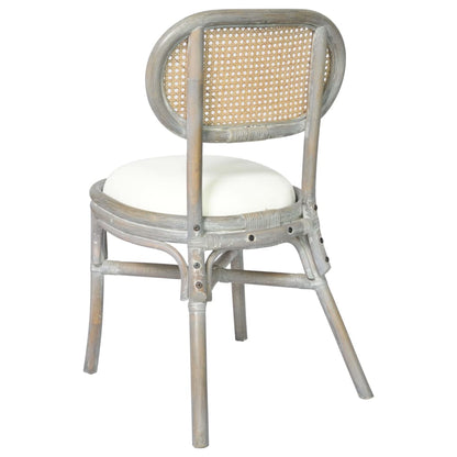 Eetkamerstoelen Linnen Grijs