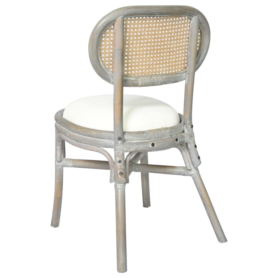 Eetkamerstoelen Linnen Grijs