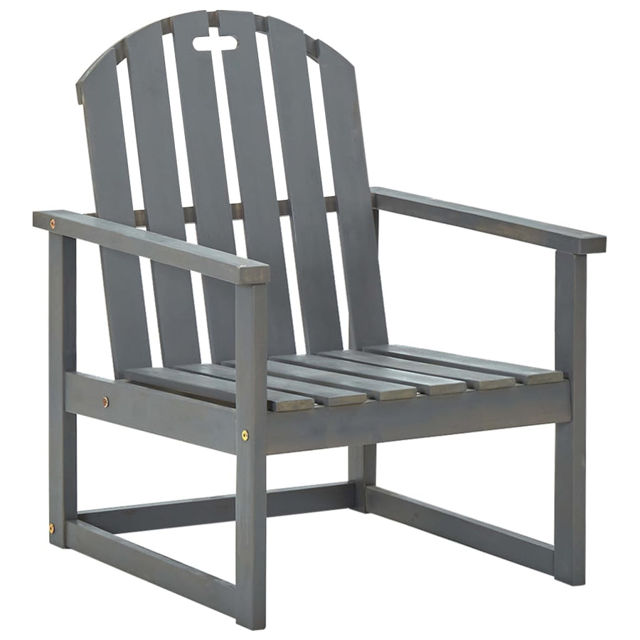 Tuinstoelen Massief Acaciahout Grijs