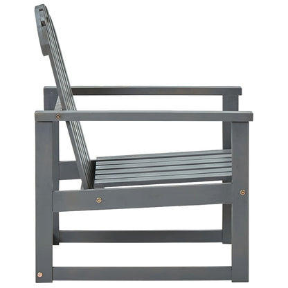 Tuinstoelen Massief Acaciahout Grijs