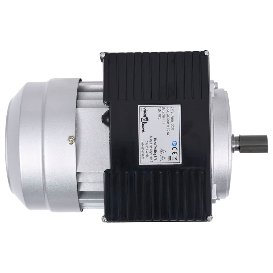 Elektromotor 1 fase 2,2 kW/3 pk 2-polig 2800 rpm aluminium 220 v 2.2 kw