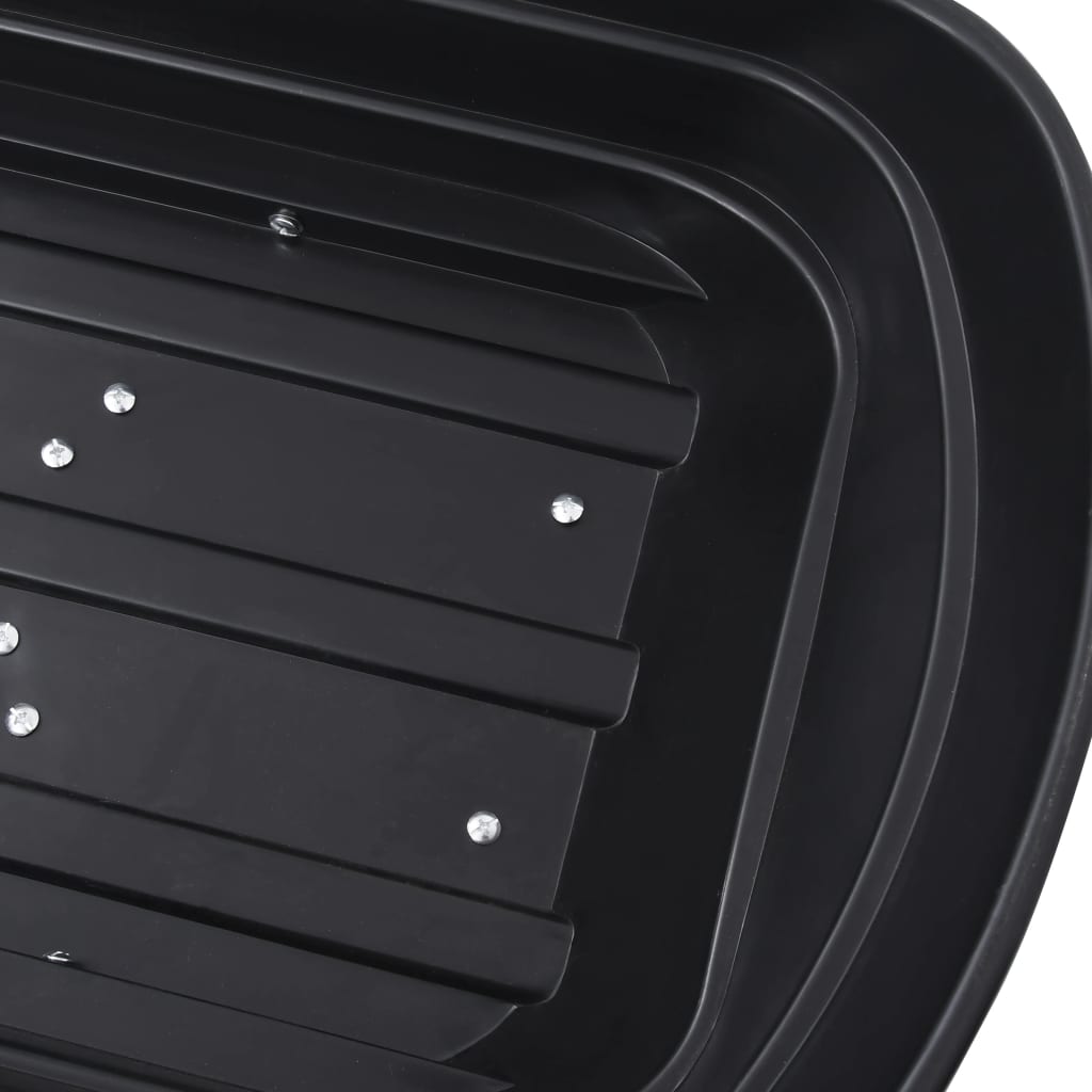 Tuinkiepwagen 300 Kg 75 L Zwart