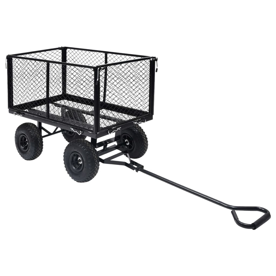 Tuinwagen 350 kg Zwart