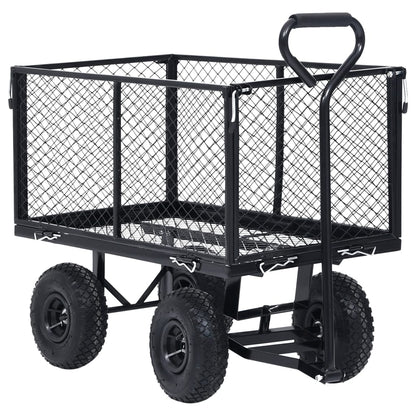 Tuinwagen 350 kg Zwart