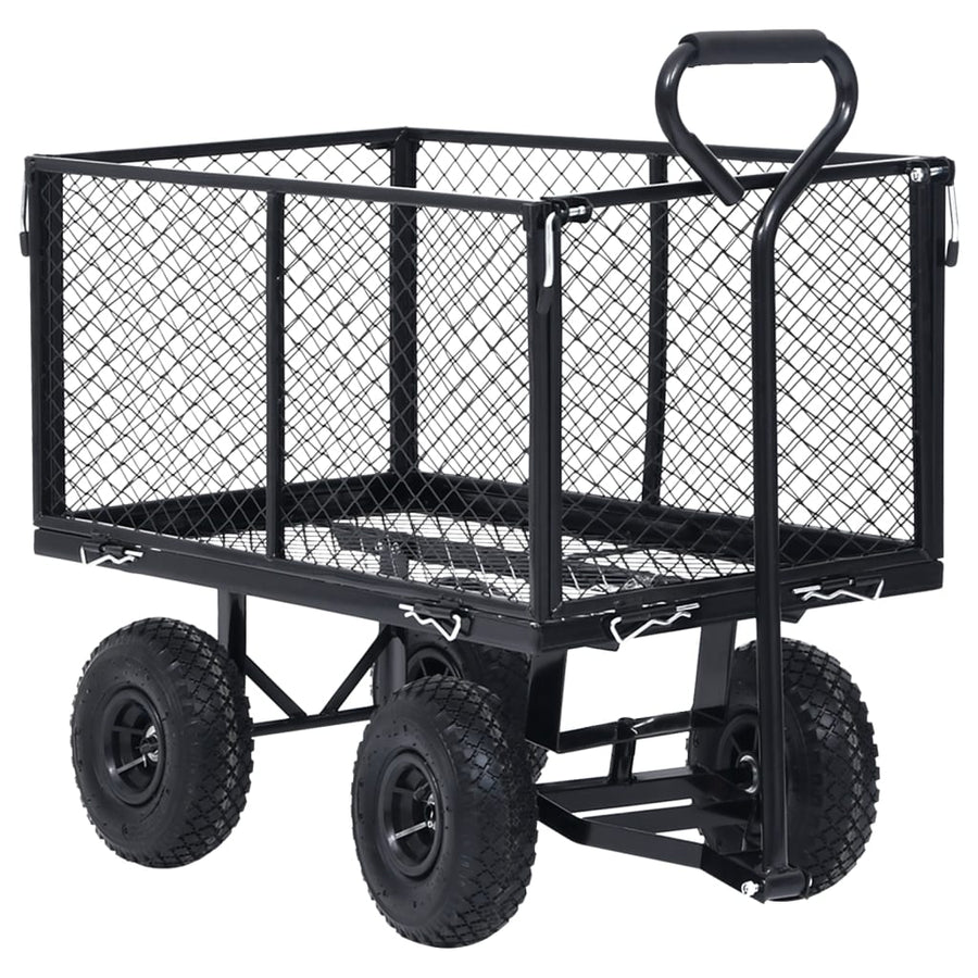 Tuinwagen 350 kg Zwart