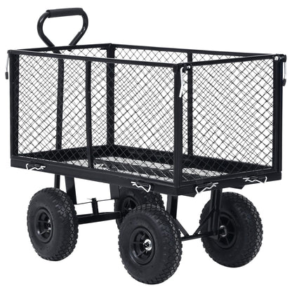 Tuinwagen 350 kg Zwart