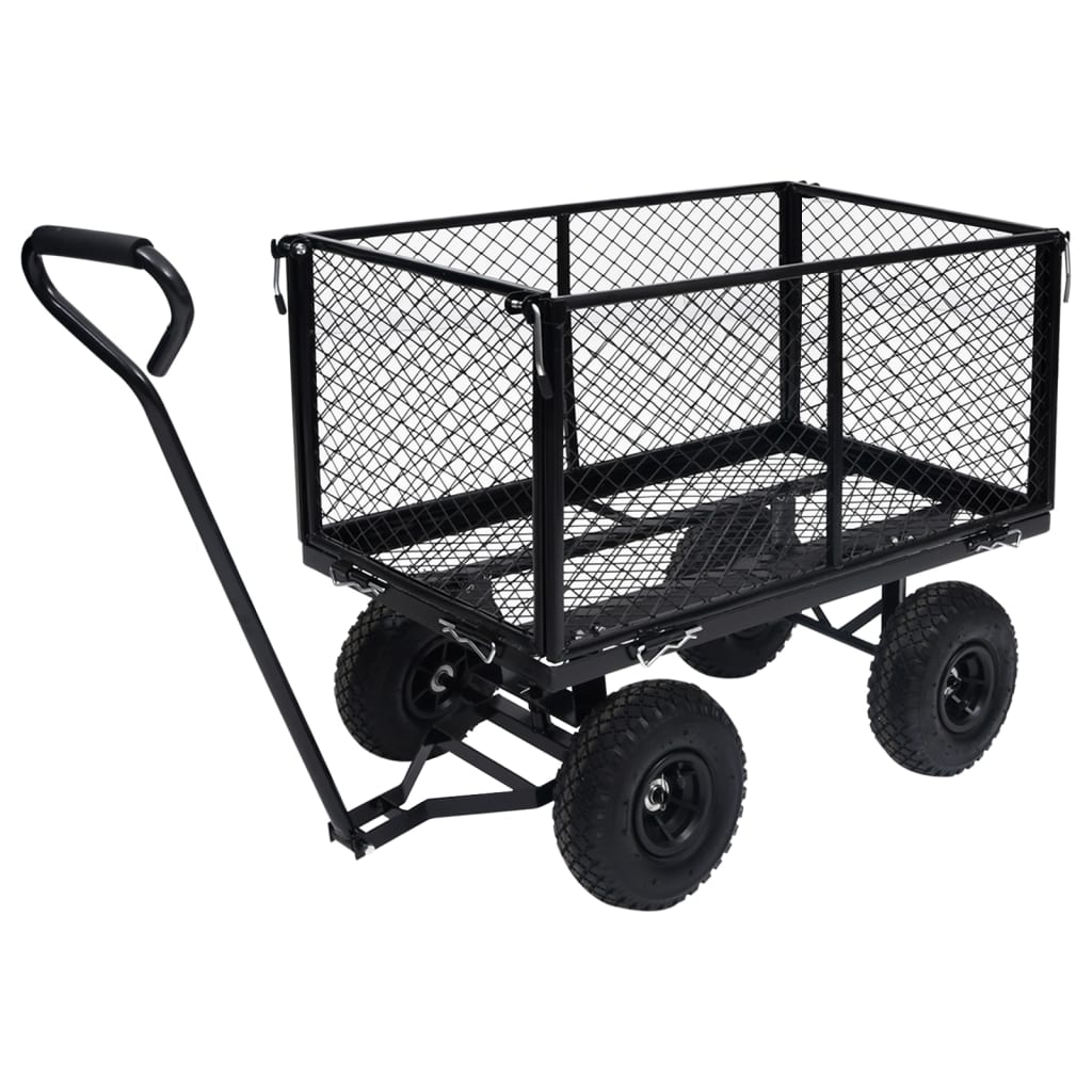 Tuinwagen 350 kg Zwart