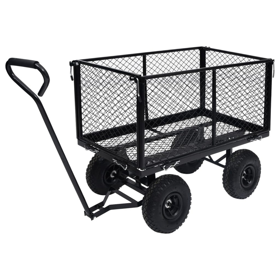 Tuinwagen 350 kg Zwart