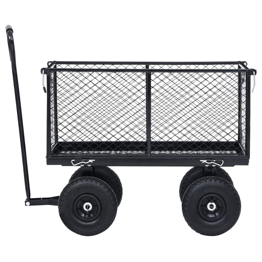 Tuinwagen 350 kg Zwart