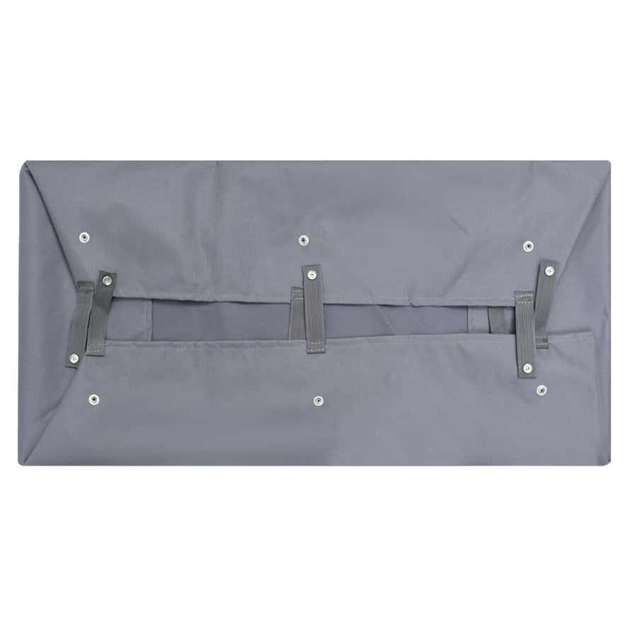 Tuinwagenvoering Stof 81 x 41 x 21 cm Donkergrijs
