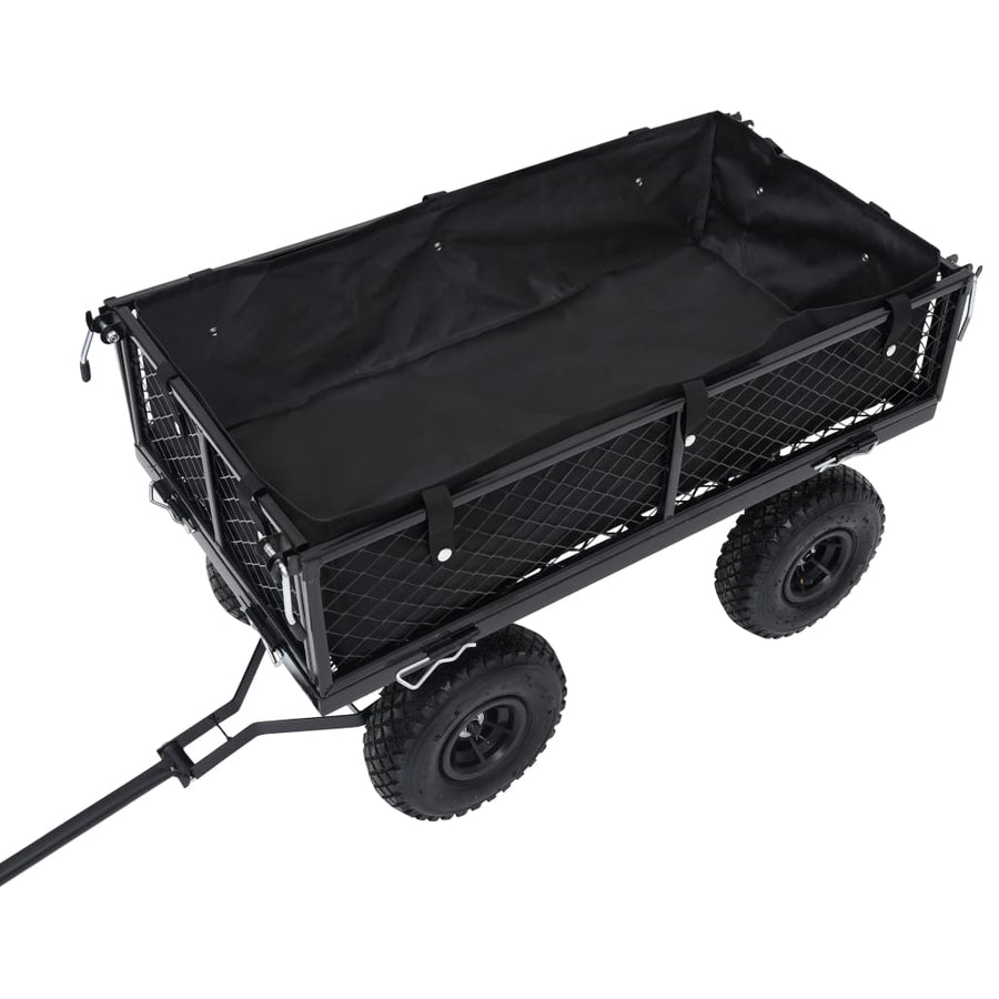 Tuinwagenvoering Stof 81 x 41 x 21 cm Zwart