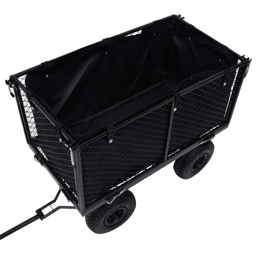 Tuinwagenvoering Stof 81 x 41 x 40 cm Zwart