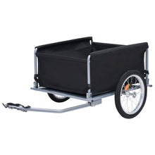 Fietstrailer 65 Kg Zwart en grijs