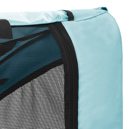 Hondenfietstrailer Blauw en zwart