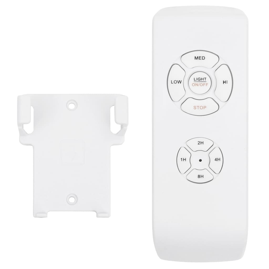 Plafondventilator Met Lamp Afstandsbediening 108 Cm Ø 108 x 42.5 cm Lichtbruin