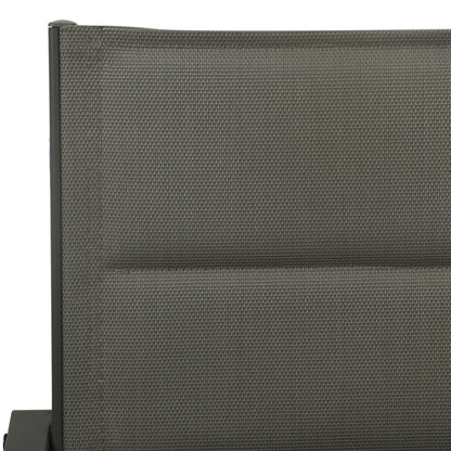 Tuinstoelen Textileen En Staal Grijs En Antracietkleurig 2