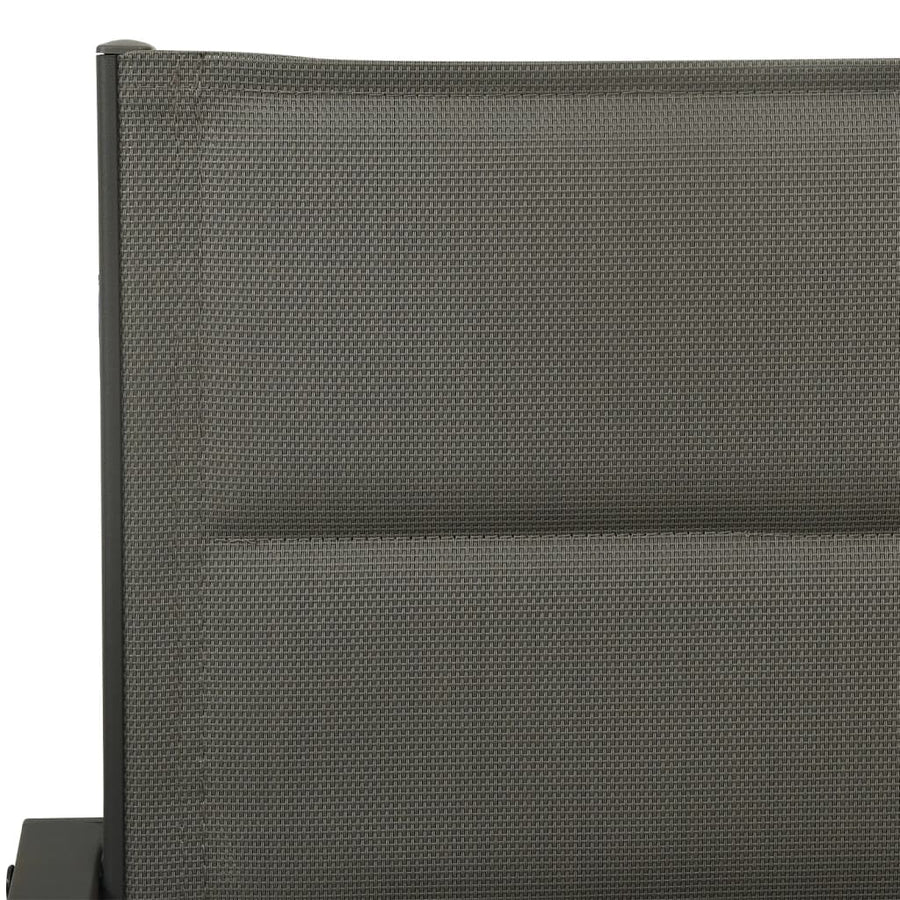 Tuinstoelen Textileen En Staal Grijs En Antracietkleurig 2