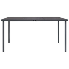 Tuintafel Staal Antracietkleurig 150 x 90 x 74 cm