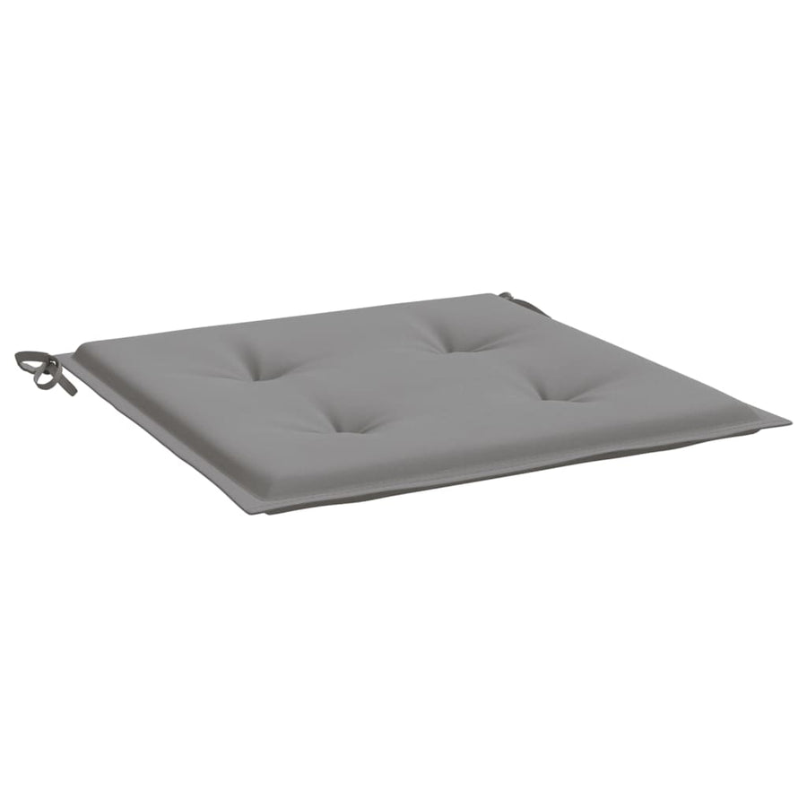 Tuinstoelkussens 6 st 40x40x3 cm oxford stof grijs 6 40 x 40 x 3 cm Grijs