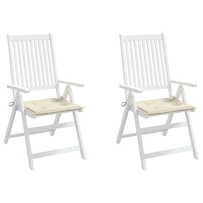 Tuinstoelkussens Oxford Stof Kleurig Crème 2 40 x 40 x 3 cm