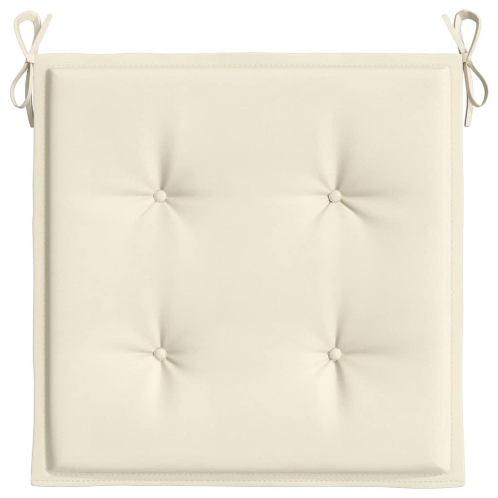 Tuinstoelkussens Oxford Stof Kleurig Crème 2 40 x 40 x 3 cm