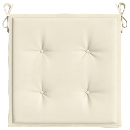 Tuinstoelkussens Oxford Stof Kleurig Crème 2 40 x 40 x 3 cm