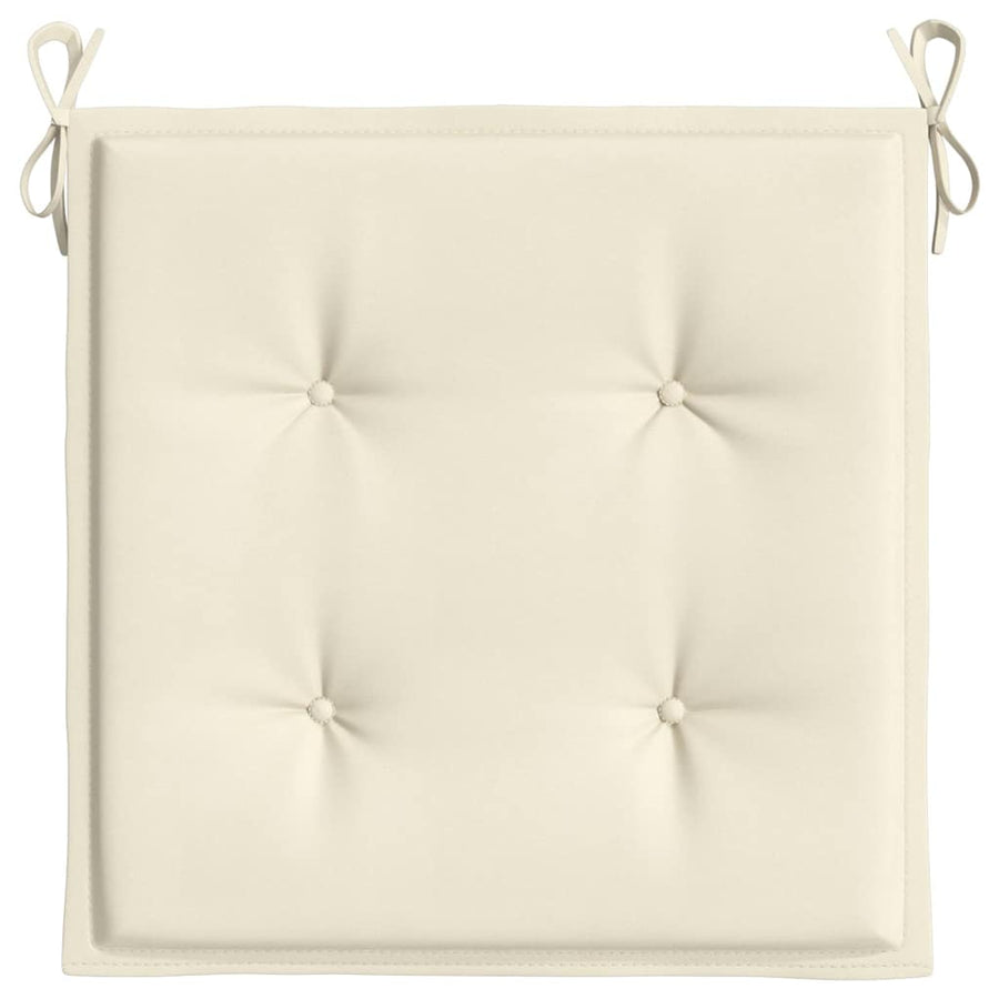 Tuinstoelkussens Oxford Stof Kleurig Crème 2 40 x 40 x 3 cm