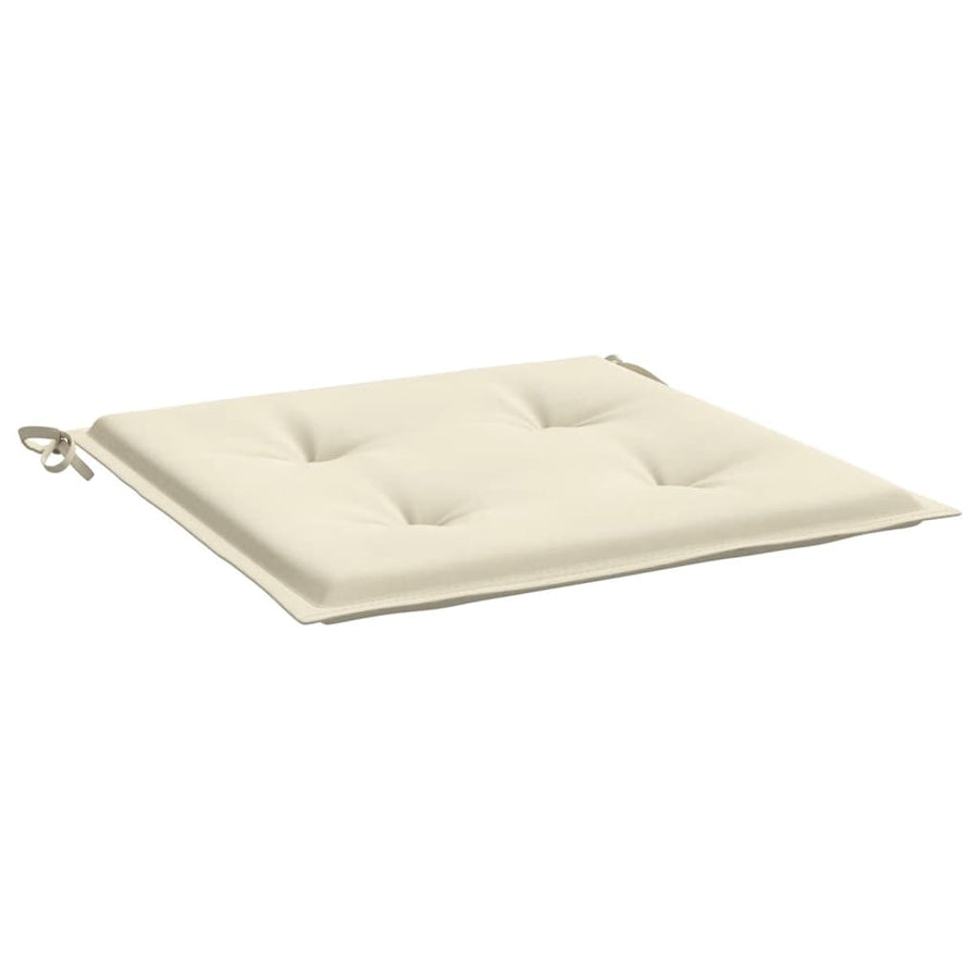 Tuinstoelkussens 6 st 40x40x3 cm oxford stof crèmekleurig 6 40 x 40 x 3 cm crème
