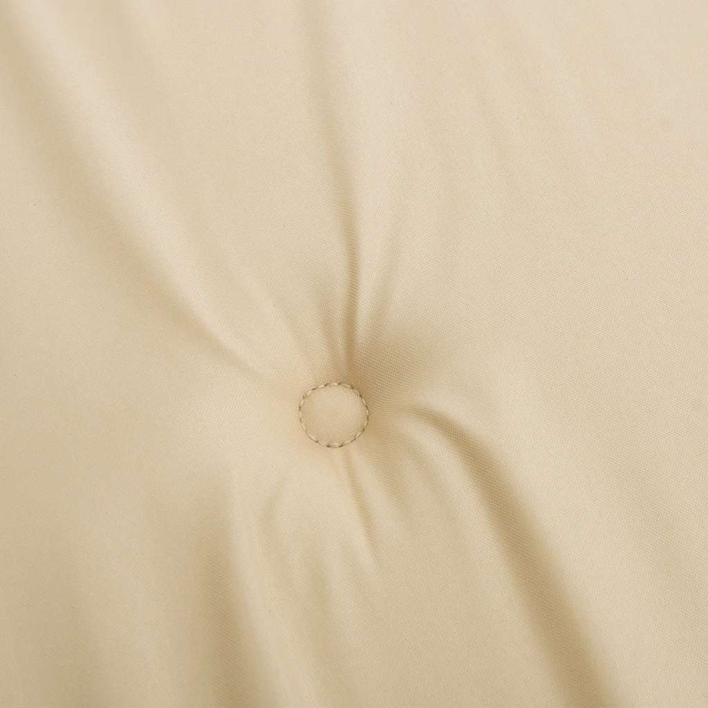 Tuinstoelkussens 6 st 40x40x4 cm oxford stof beige