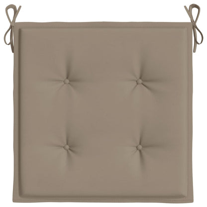 Tuinstoelkussens 6 st 40x40x3 cm oxford stof taupe 6 40 x 40 x 3 cm Taupe